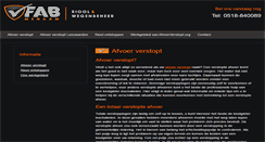 Desktop Screenshot of afvoerverstopt.org